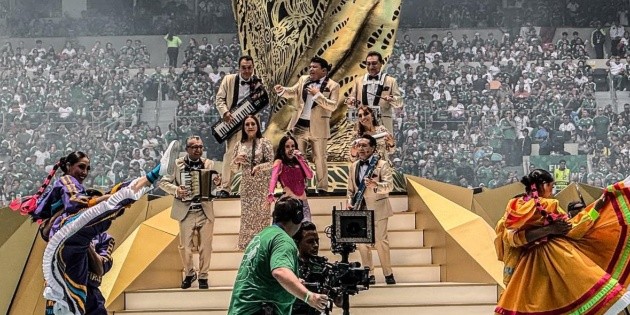 Belinda y Los Ángeles Azules inauguran el Mundial 2026 en el Estadio de la Ciudad de México