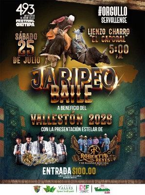 Jaripeo con causa 2026 en Ciudad Valles: música en vivo y montas a beneficio de El Vallestón